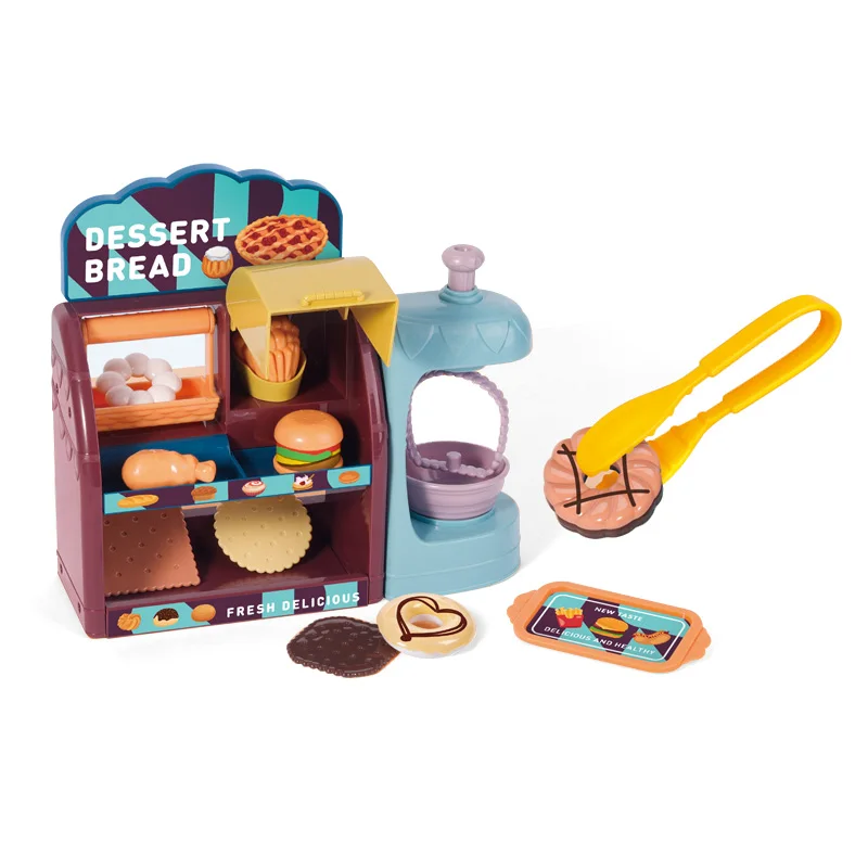 Toy kitchen sets pretend play dessert toys bakery set indoor role play set for kids