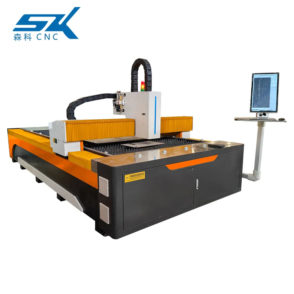 3kw metal sheet fiber laser cutting machine    3015 fiber laser cutting machine for sheet metal in stock