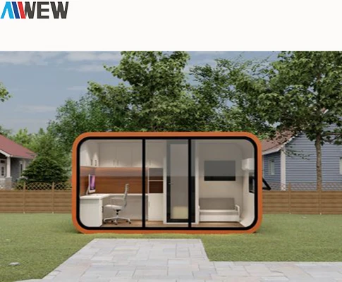 Cheap prefabricated house office mobile fixed recruitment home tiny Portable prefab foldable container house