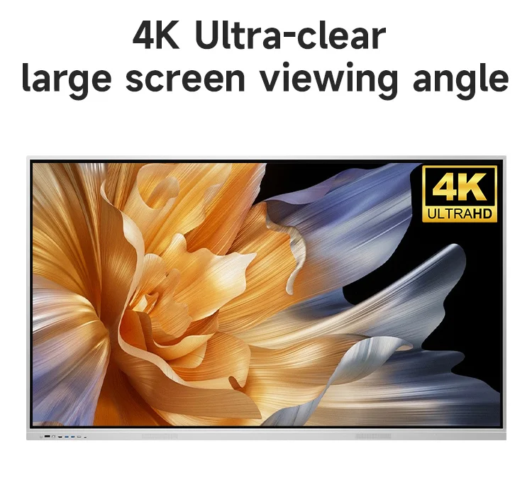 4K Display 65 75 86 Inch Interactive Whiteboard Smart Interactive Flat Screen 65 Inch Interactive Meeting Board Projector