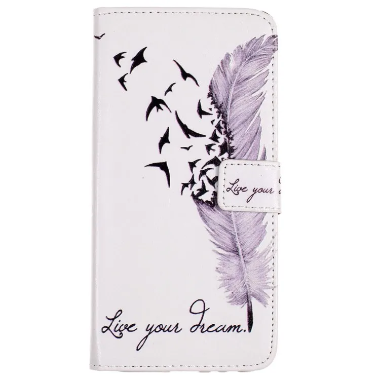 3D Pattern Printing Cover Magnetic Clasp Phone case for iPhone 14 Pro Max PU leather phone cover