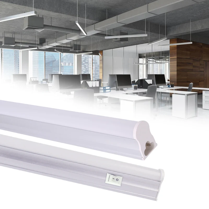 Led Shop Light Fixture 9W-100W 4000K Neutral White LED Linear Fixture LED Purification Lamps LED Batten Light