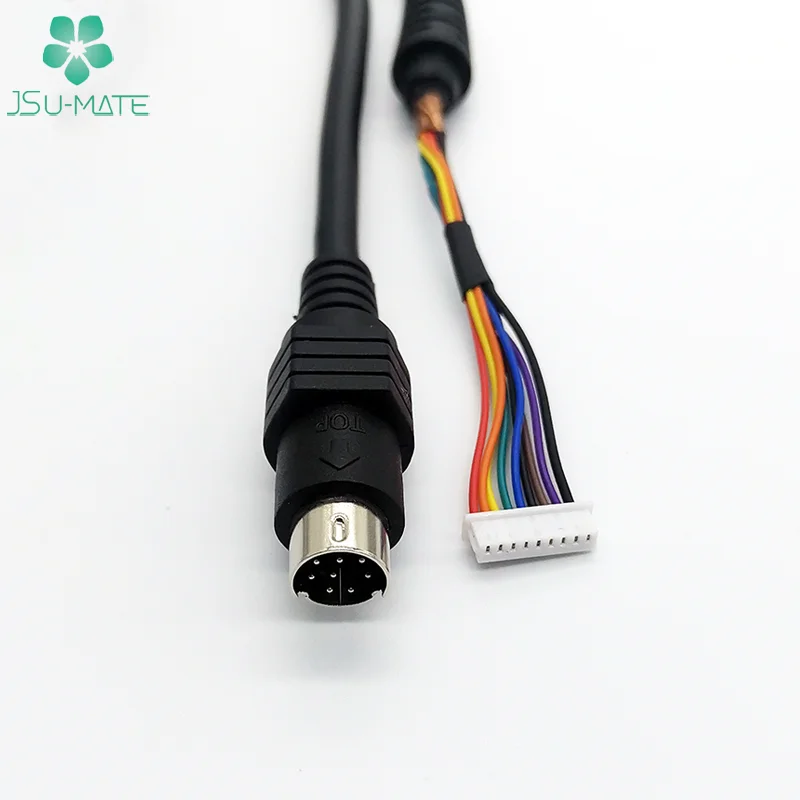 Пользовательские большие/мощность/Midi/мини Din 8Pin Male к Molex 9Pin кабель питания с USB-кабель вилкой Mini 8-ми штифтовый 9 Pin