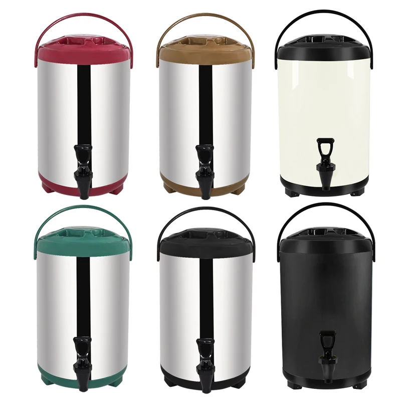 Stainless Steel Insulated Beverage Dispenser 12 Liter/3.17 Gallon for Family Party, Weddings