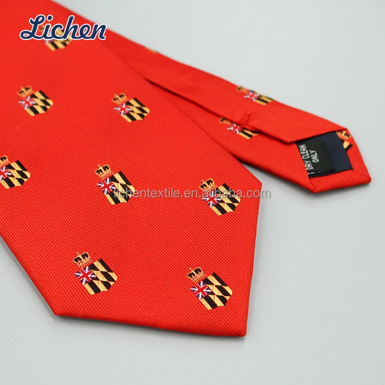 100% модный мужской шелковый тканый галстук с логотипом для заказа