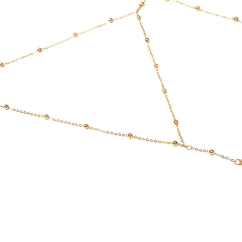 
NAKAMURA Sexy shining bling multi layer necklace diamond hanging neck sling tassel design versatile body chain suit 