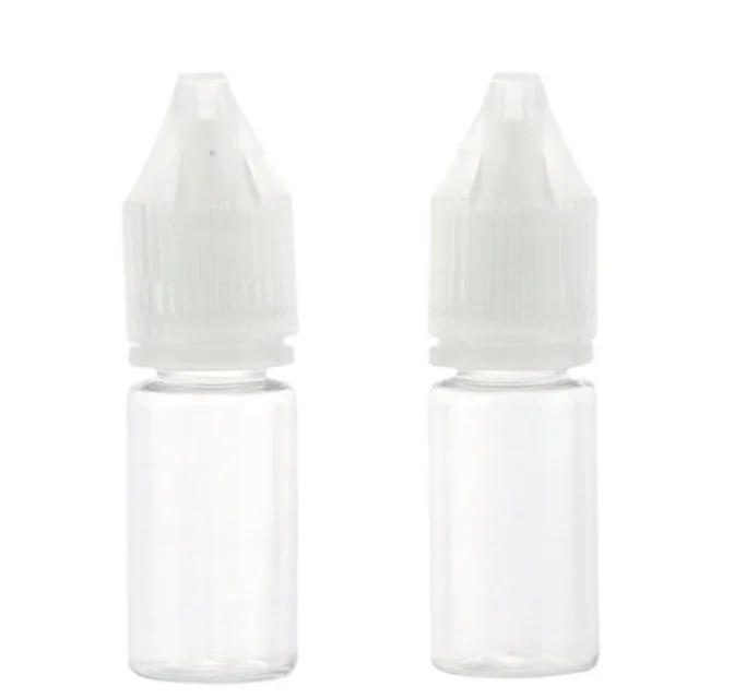 TPD 10 ml Plastic PET Dropper Bottle With V3 Childproof Tamper Evident Cap