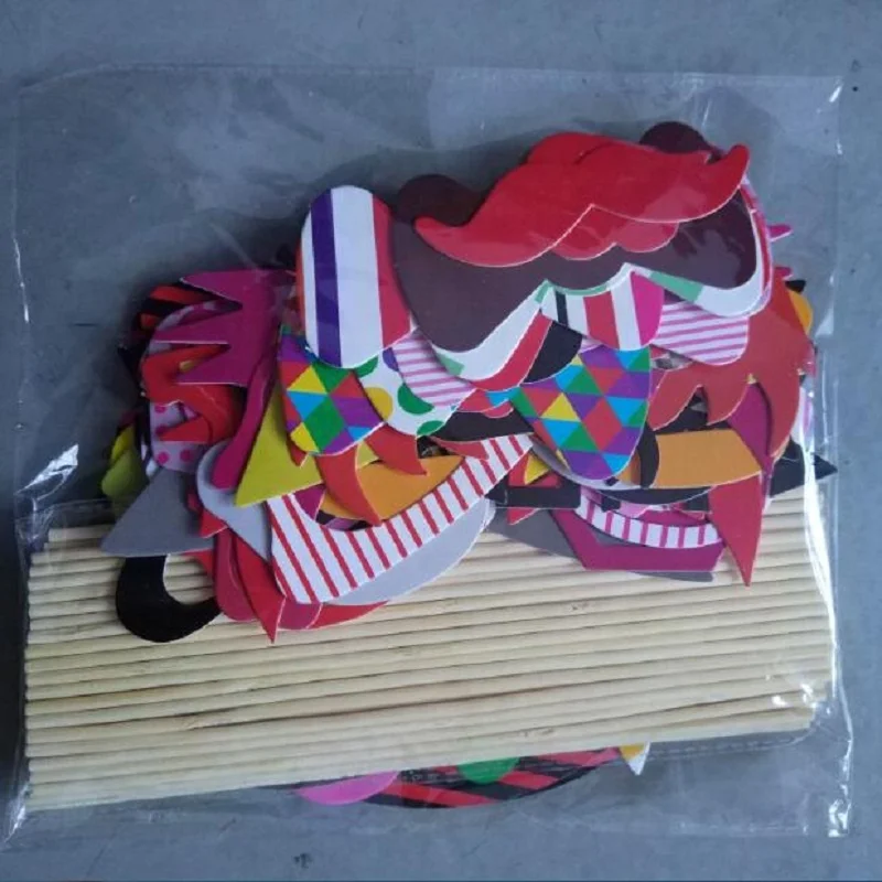 DIY Mr Mrs Photobooth Props Photo Accessories Fun Wedding Decoration Photo Booth Props