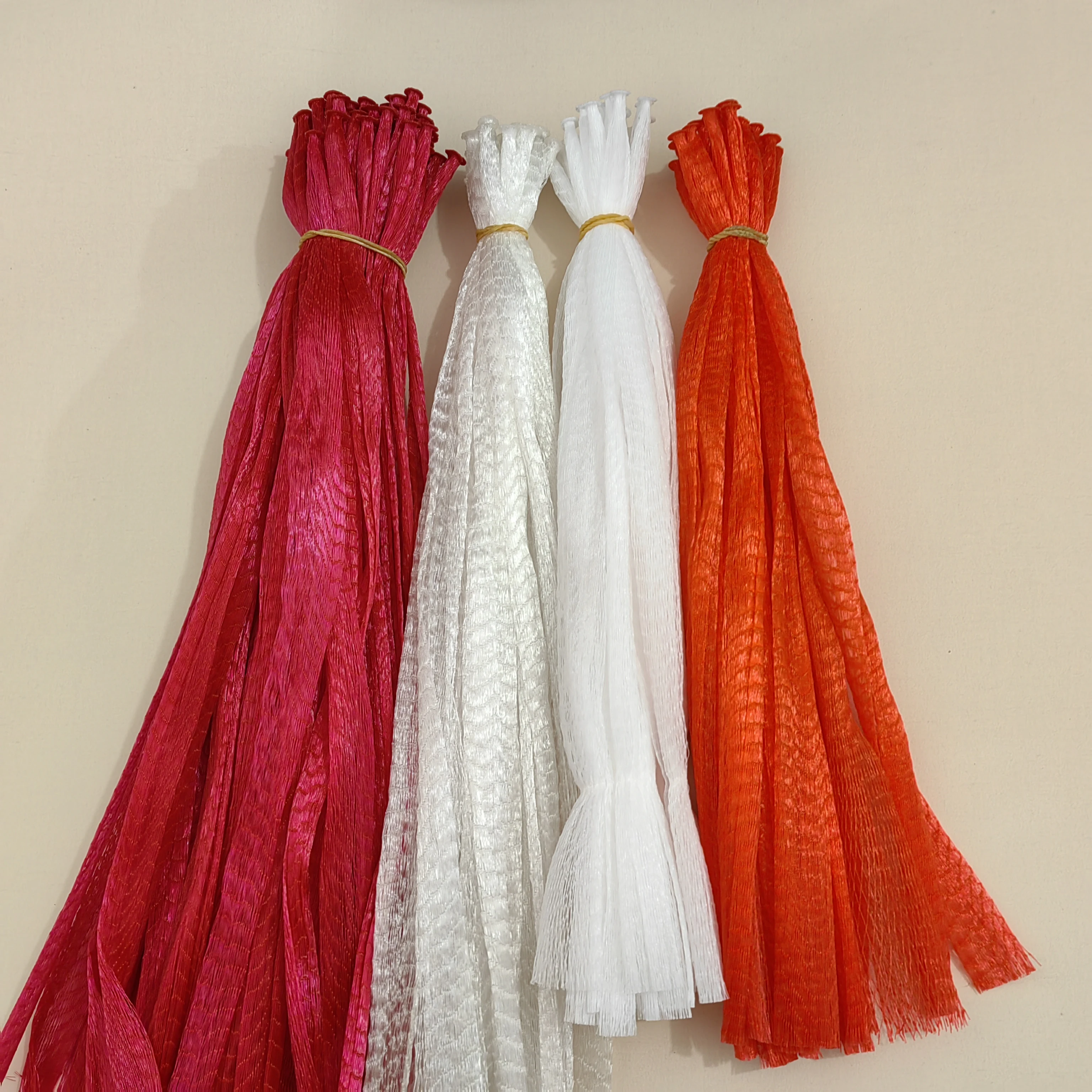 Пластиковый сетчатый мешок pp с горячим дном для всех овощей и фруктов, как капуста и лук