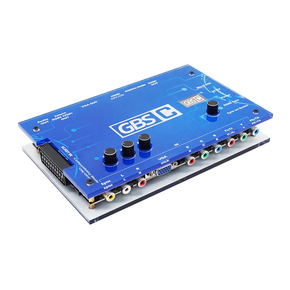 GBS Control Video Converter GBSC RGBs SCART Ypbpr Signal to VGA Adapter HDMI for PS2 Playstation 2 Dreamcast NGC SNES