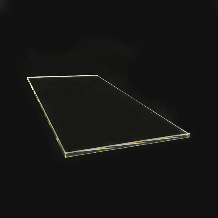 Прямоугольная и квадратная Плавленая листовая кварцевая стеклянная пластина Круглое стекло