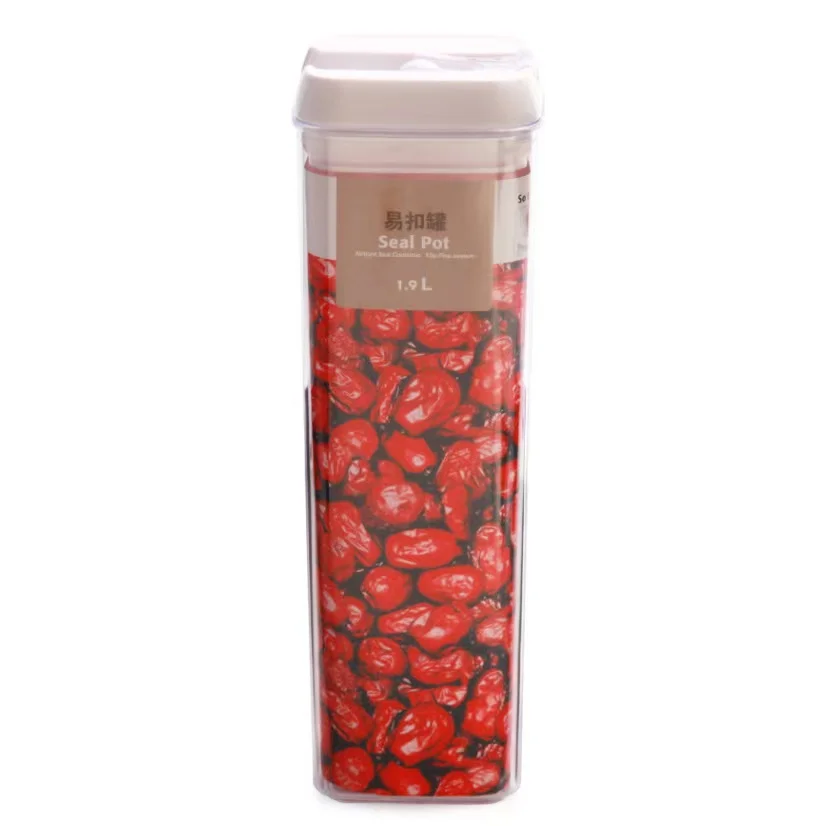 Hot sale kitchen plastic container dried fruit food storage fresh-keeping box