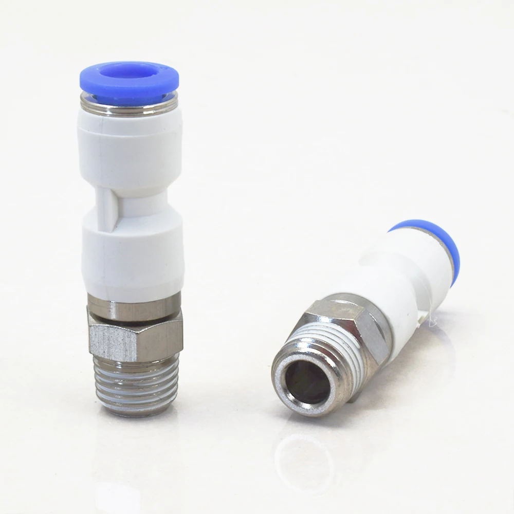 SMC Type KSH / NRC Male Connector Mechanical Straight Rotary One-touch SMC Pneumatic Fitting