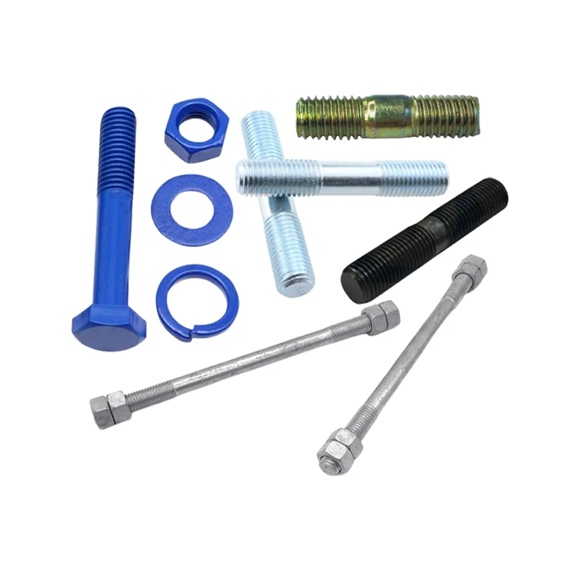 M20 M8 M5 M24, M30 M36 SS304 SS 304 316 Carbon Steel stainless steel zinc plated Double End Stud Threaded Stud Bolts/