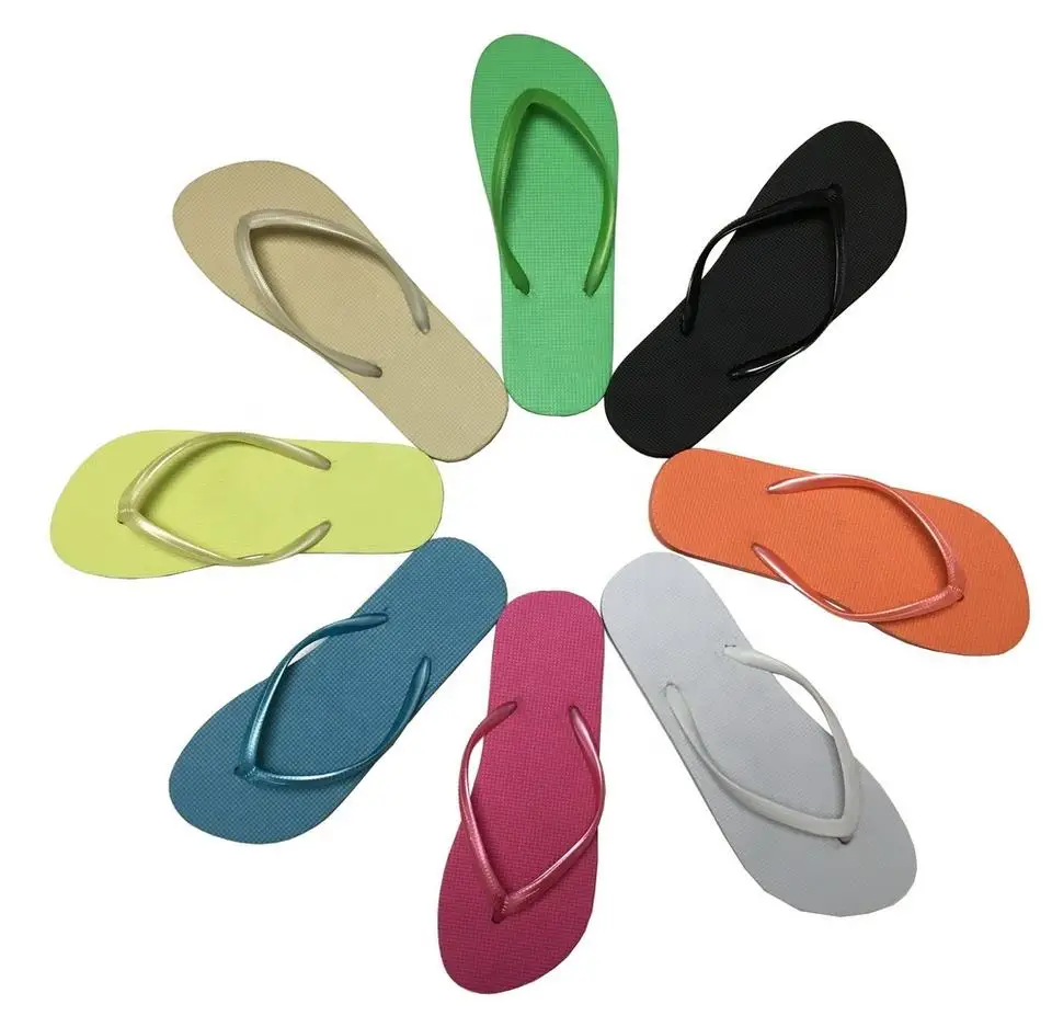 wholesale promotional flipflop  For Summer cheap price EVA rubber Custom Logo Slippers Flats Summer Custom Flip Flops