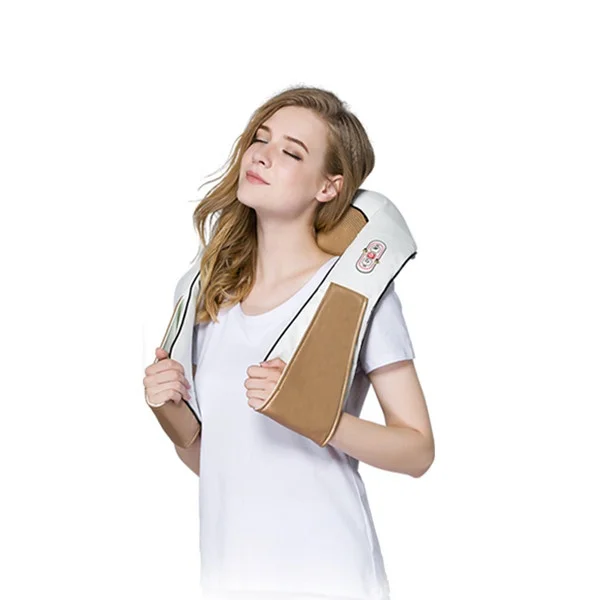 Новый дизайн, разминающий массажный пояс для всего тела, шиацу массажер для шеи и плеч с подогревом