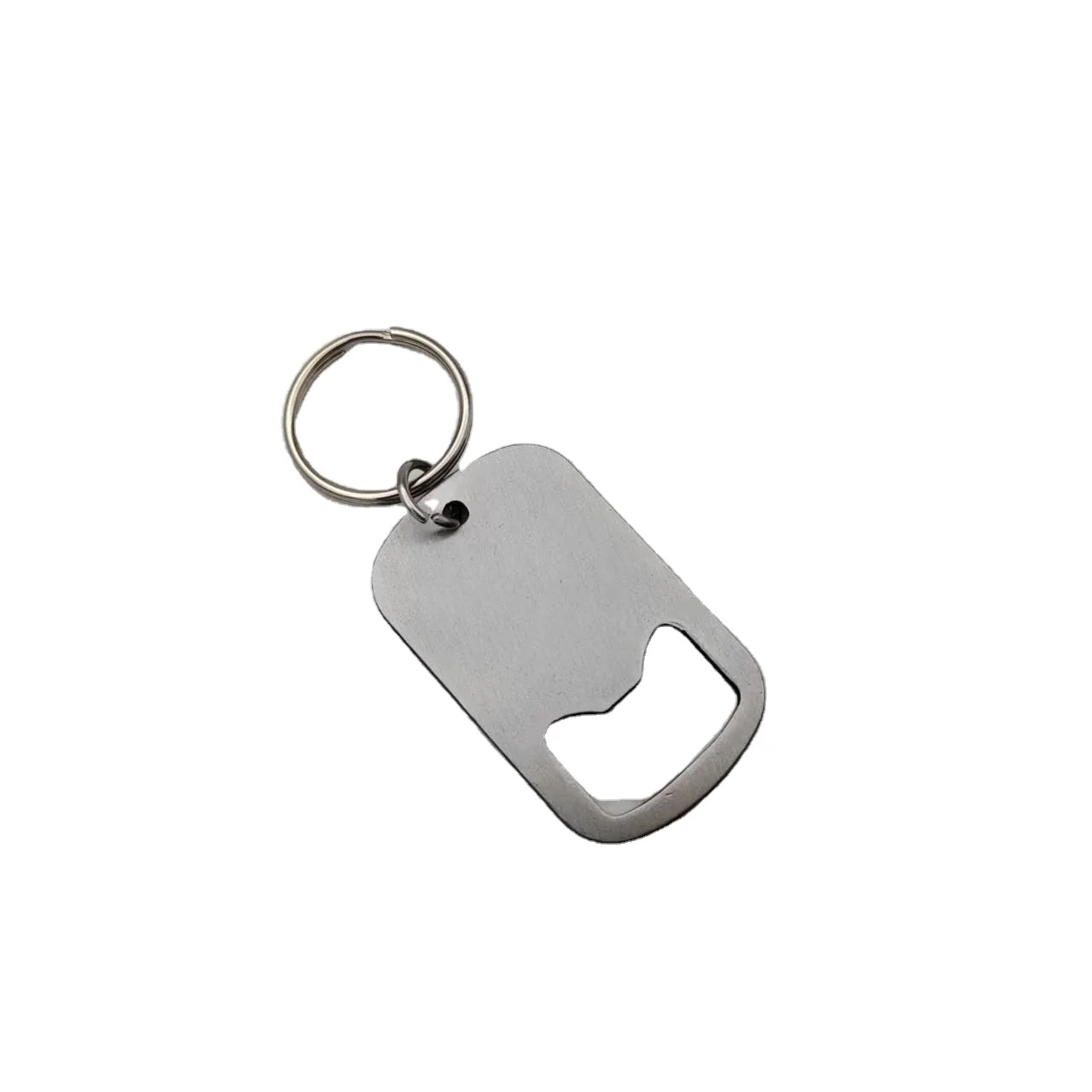 key Chain stainless steel Dog Tag Beer bottle opener with custom logo
