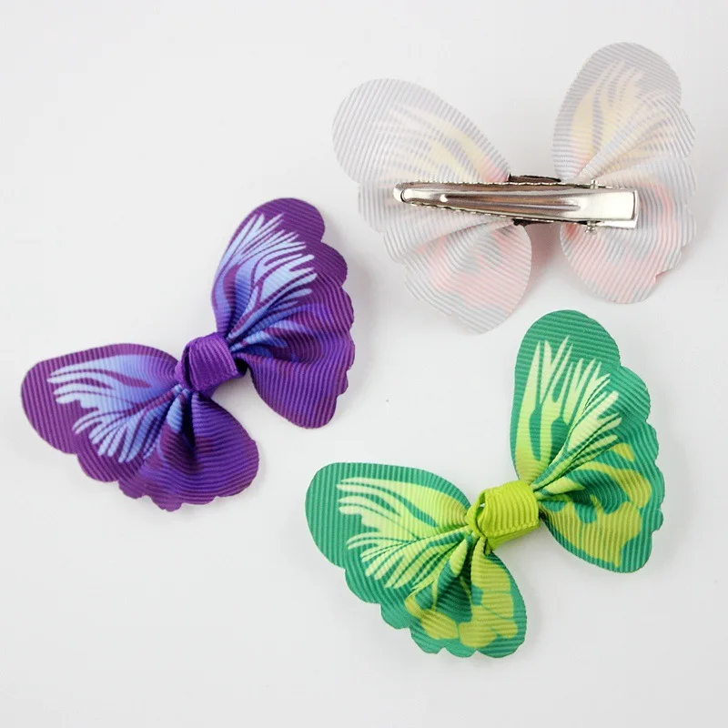 In Same Hot Sales Fresh Color Butterfly Hair Pins For Girl Good Looking Accessories Kids With Great Price