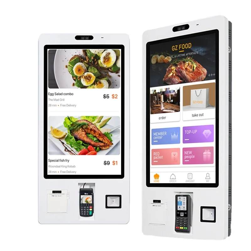 Лидер продаж, киоск для самостоятельного заказа 23,8 дюйма, два способа установки, 24 часа, киоск для самообслуживания