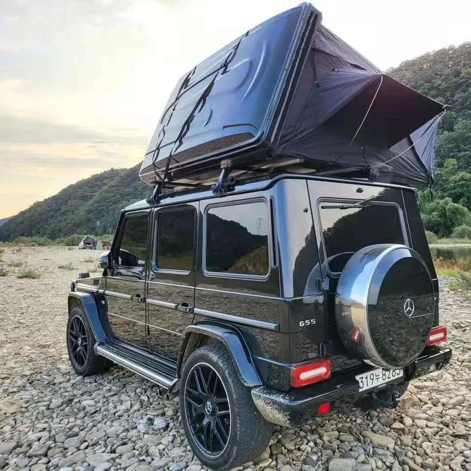 3-4 Persons Car Roof Tent Factory Manufacturer Off Road SUV Pickup Car Rooftop Tent Universal Hard Shell ABS