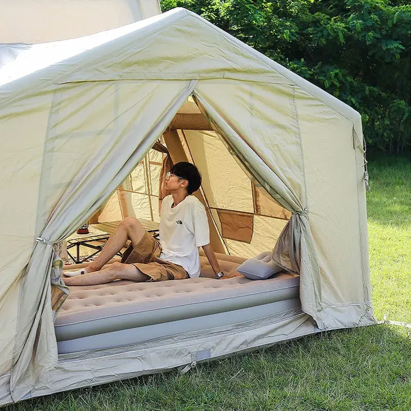 Factory Direct Multi-Surface Ventilation Two Bedroom Structure No-Setup Villa Tent