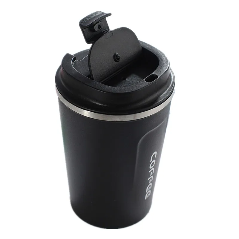Double Wall 18/8 Stainless Steel Thermos Spill Proof Travel Cups 380ml 510ml Stainless Steel Vacuum Tea Coffee Travel Mug