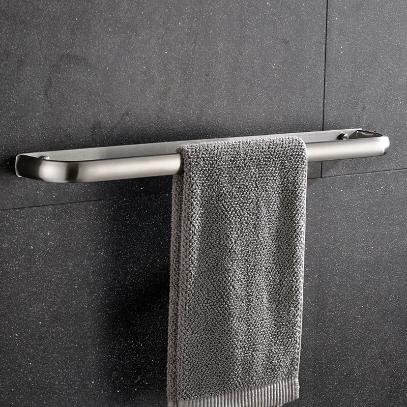 304 Stainless Steel Single Towel Bar Towel Holder Towel Rail Shiny/Brushed Polishing