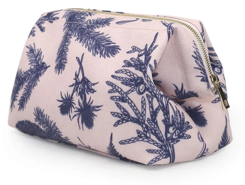 Makeup Bag  Women Cosmetic Organizer RPET Eco Friendly Environmentally Friendly Travel Case Jewelry Pouch Medium