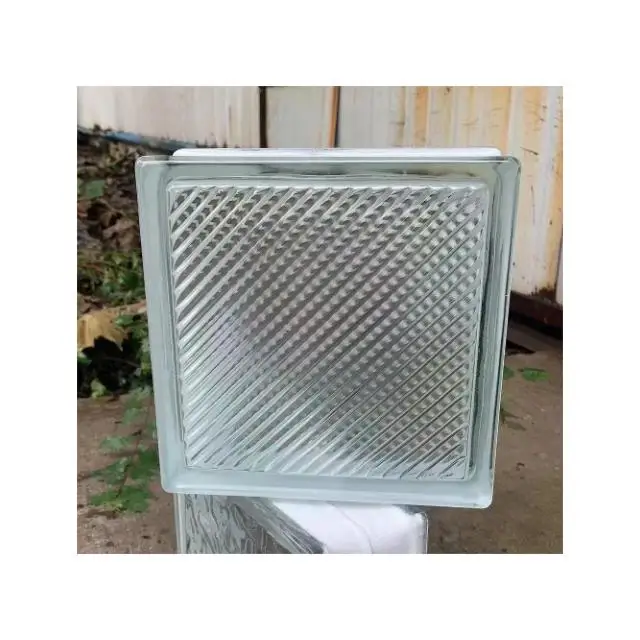 Decorative Various models hollow glass blocks Crystal Clear Glass art Bricks