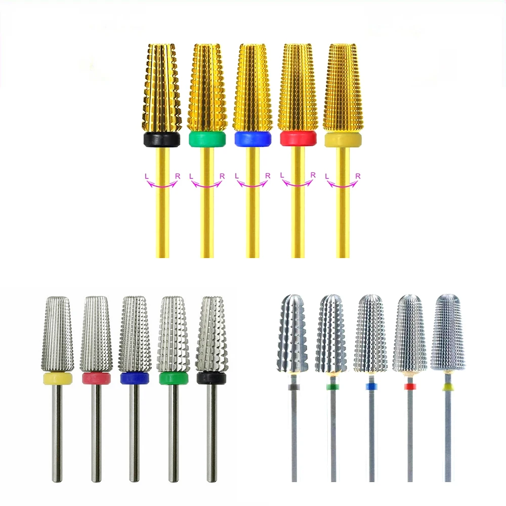 Аппарат маникюрный Электрический 5 в 1 с аксессуарами, фрезер из карбида вольфрама для нейл-арта