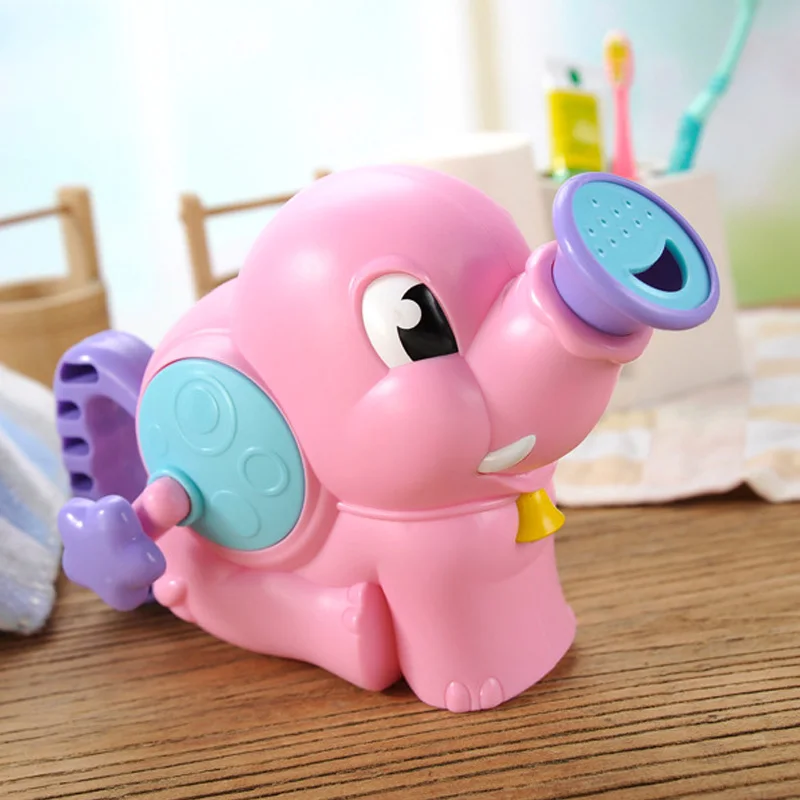 
Hot selling plays water toy elephant manual water spray baby and kids shower toy for bath 