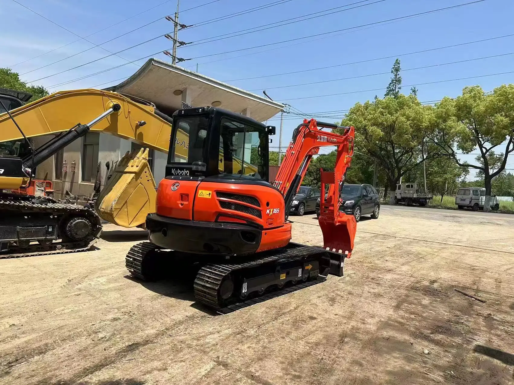 Лидер продаж оригинальный мини-экскаватор Япония Kubota 6 тонн 5 экскаватор Kx165-5 Kx155-3 kx163 с насадкой