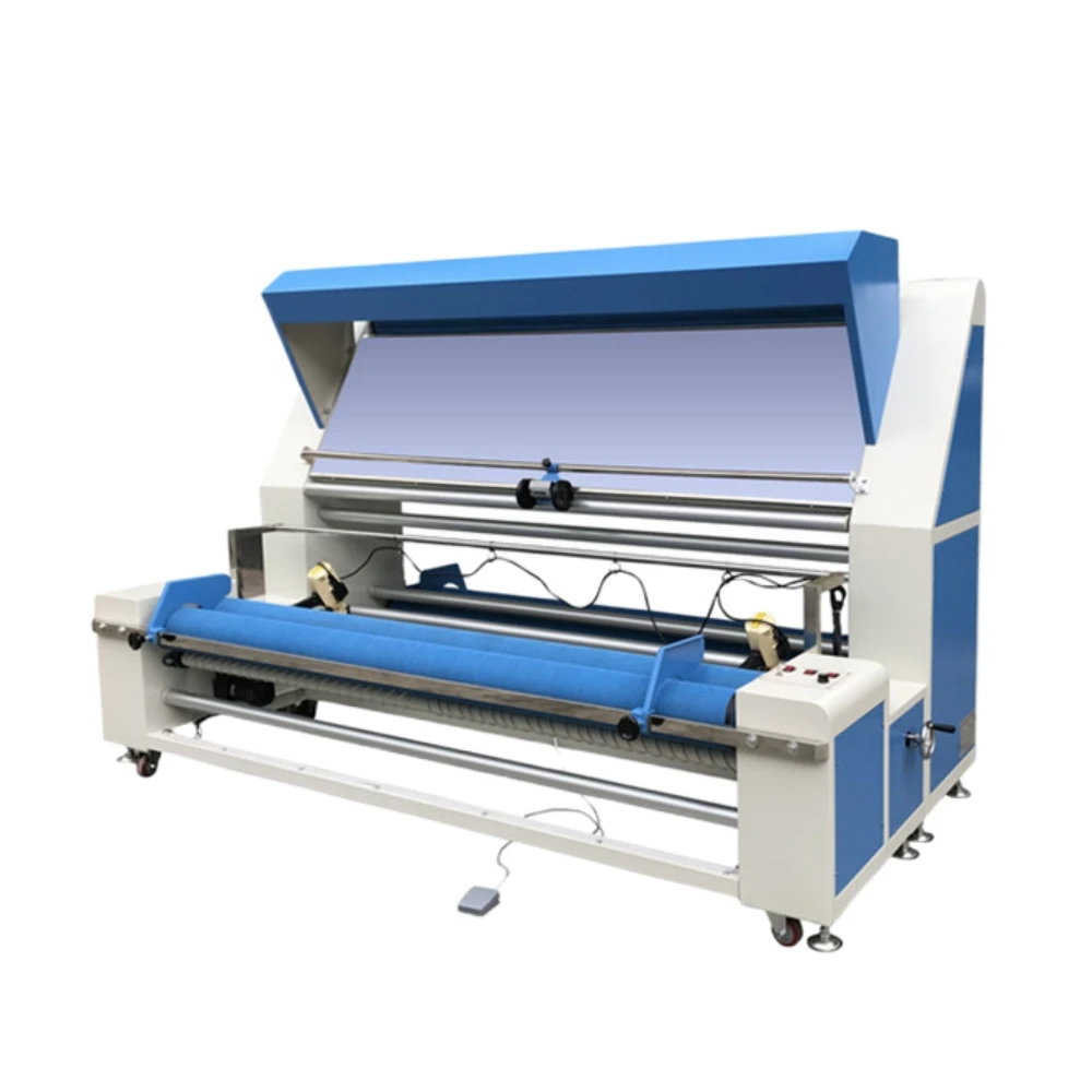 Support After-Sales Warranty Rolling Fabric Shrinking Cloth Inspection Folding Machine