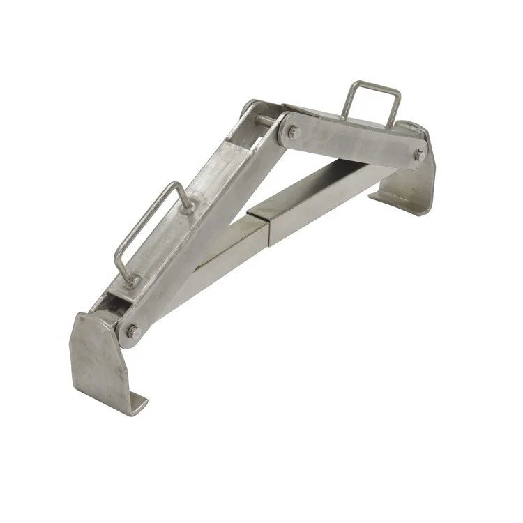 1000 Lbs Drum Lifter for 55 Gallon Steel and Plastic Drums Below Hook Drum Lifter