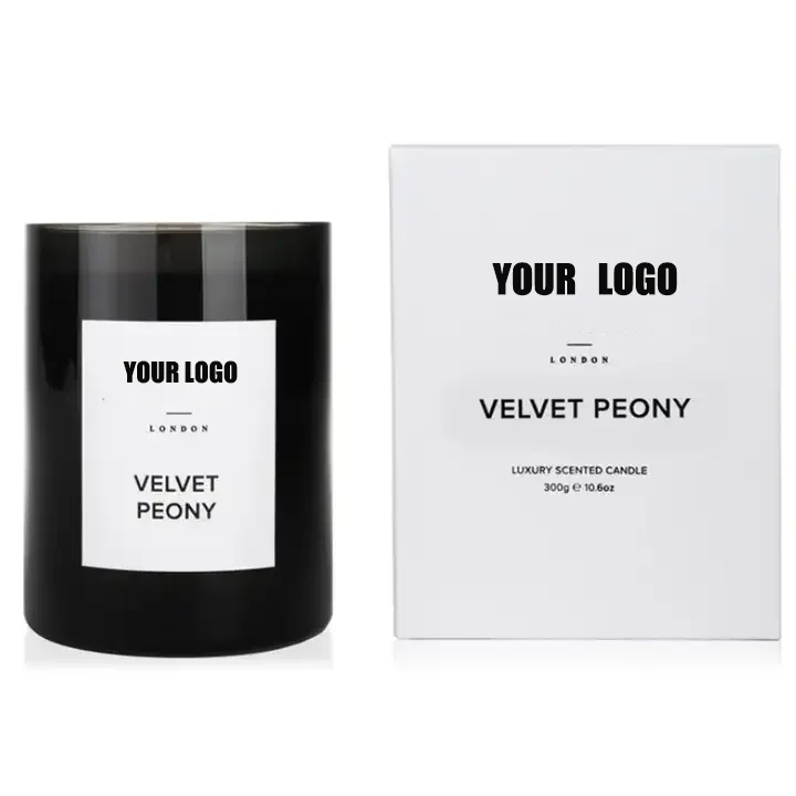 Exquisite Handmade Glass Bottle with Luxury Aromatherapy Soy Candle Scented Coconut and Heart Shapes New and Luxurious Gift