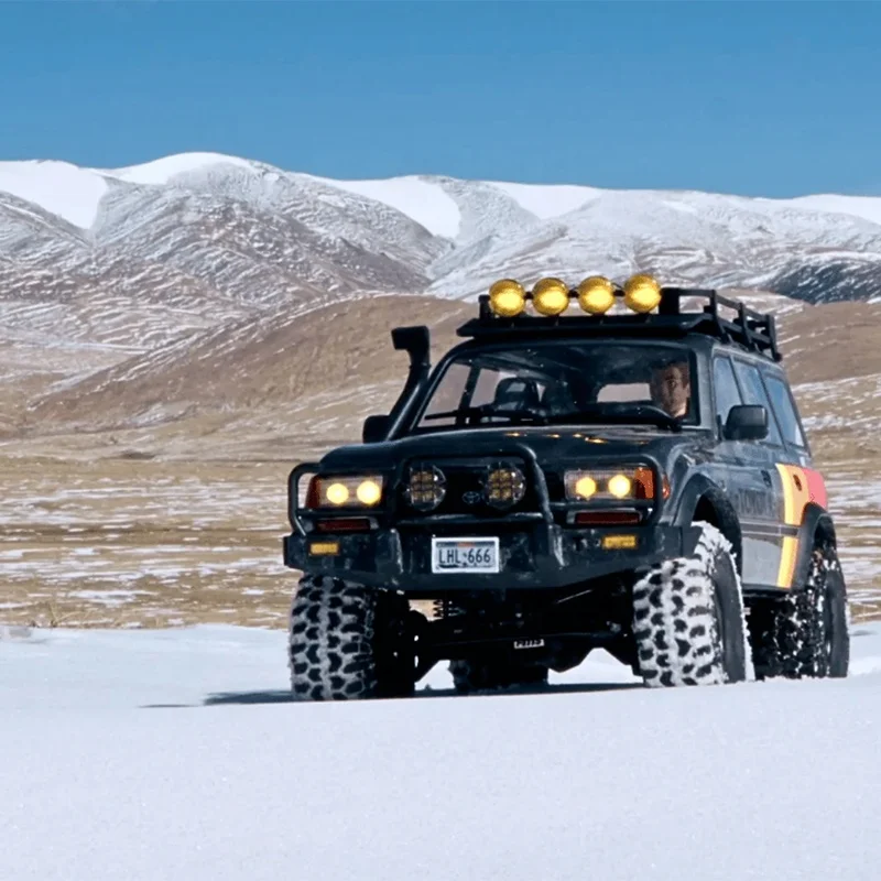 1:10 FMS FCX10 LC80 Land Cruiser RC автомобиль 4WD 80 RS с высокоскоростной трансмиссией и полностью светодиодными лампами для внедорожных приключений