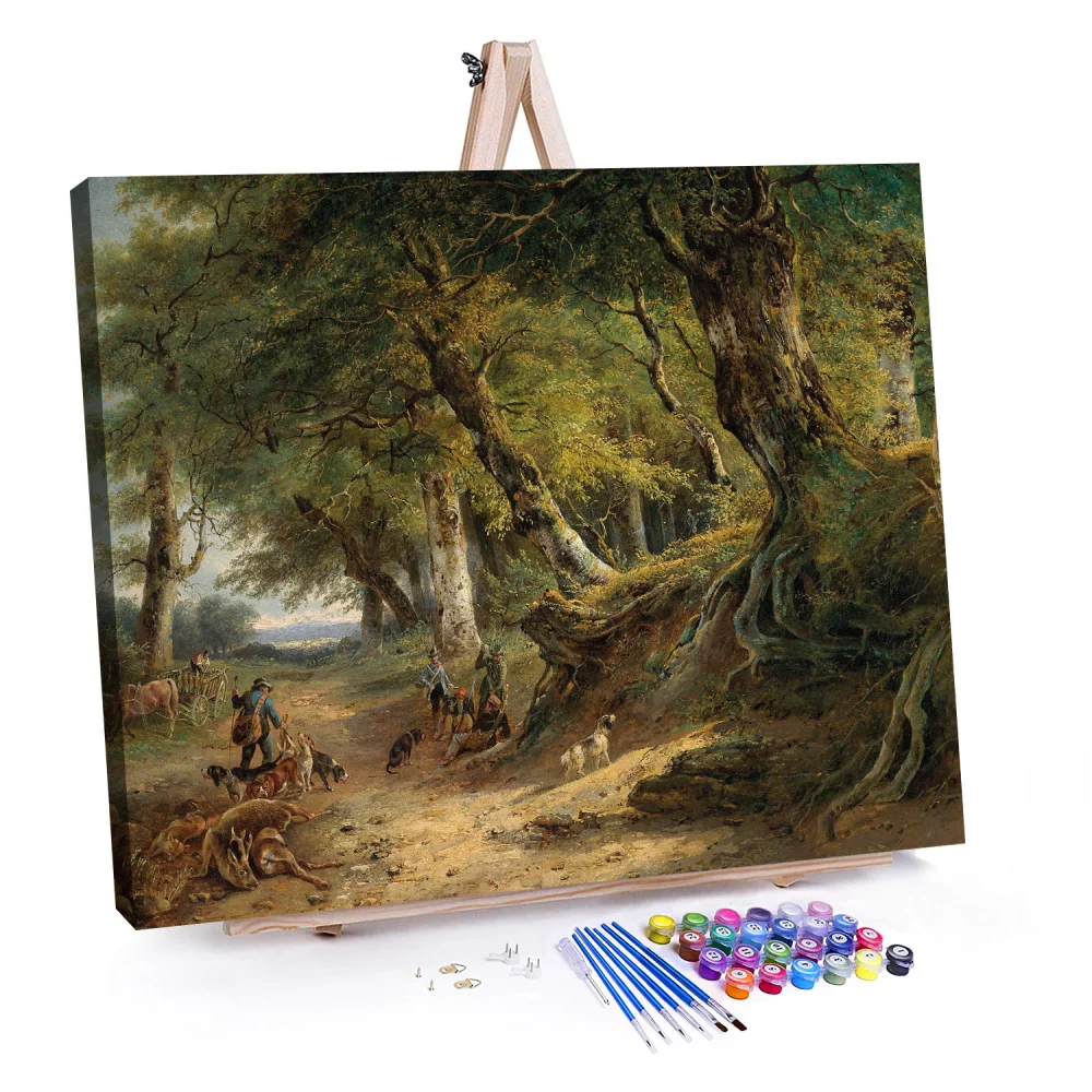 Factory wholesale Diy  oil painting pictures van gogh home decor paintings by numbers