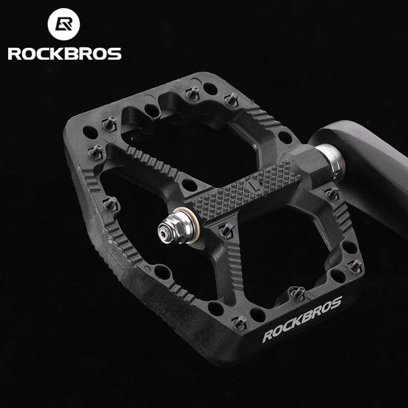 Аксессуары для велосипеда ROCKBROS нейлоновые Нескользящие педали дорожного ультралегкие водонепроницаемые на платформе