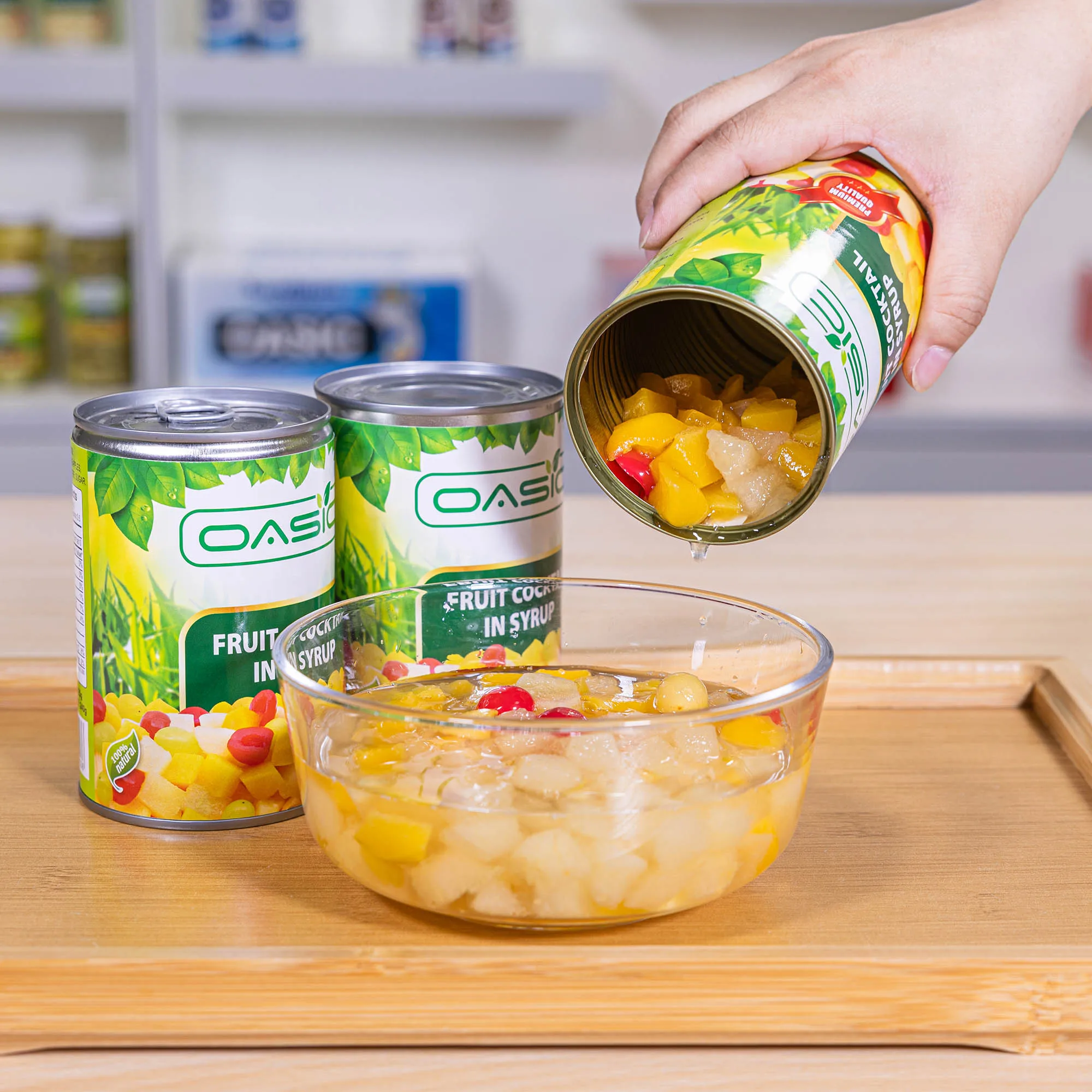 Fresh Best Quality Factory Wholesale Price Canned Fruit Cocktail Canned Mixed Fruit