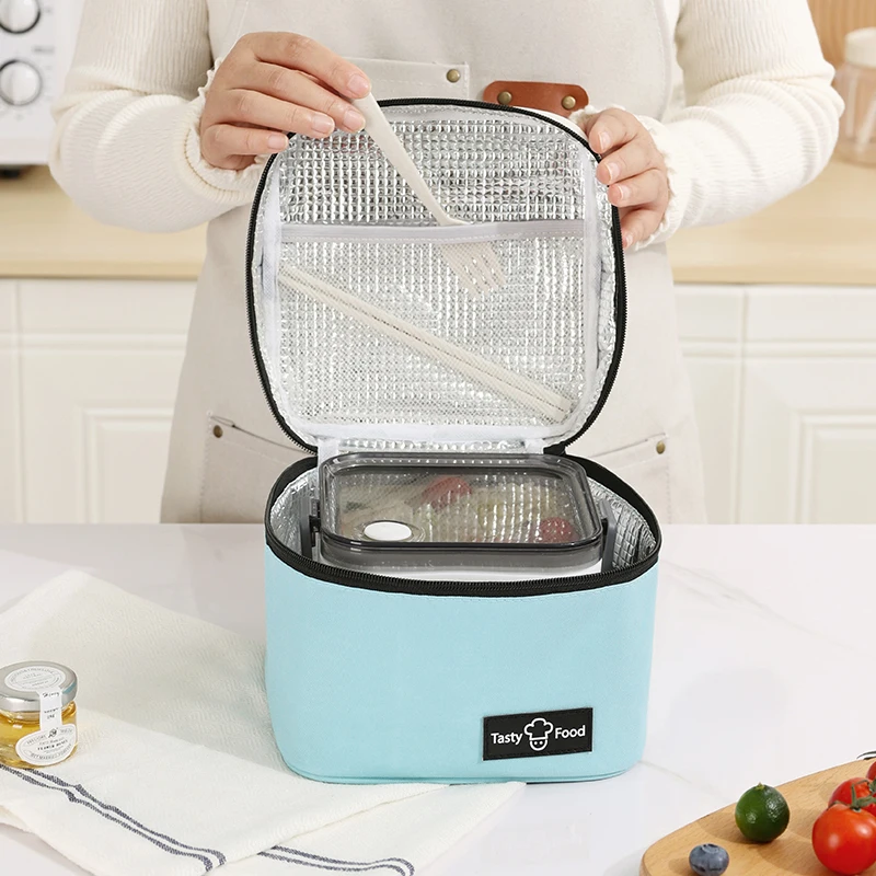 Waterproof multifunctional aluminium foil large insulated thermal lunch cooler bag