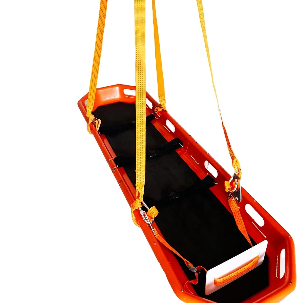 Medical Emergency Rescue Folding Stretcher Aluminum HDPE Basket Stretcher