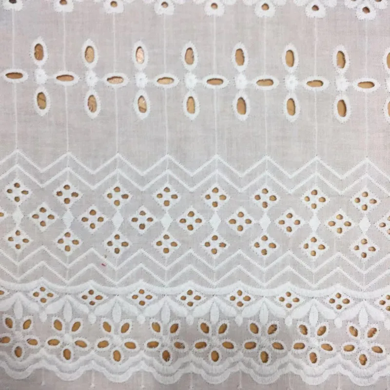 JC-M651148 Высококачественная профессиональная фабричная хлопковая вуаль для платья с вышивкой