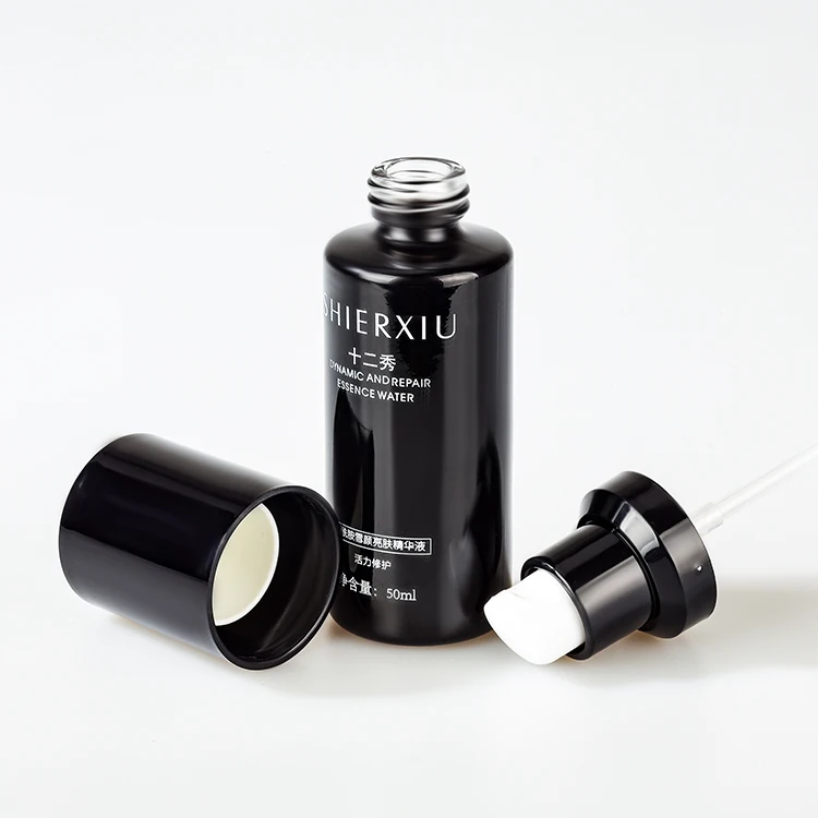 2022 New Design 60Ml Dropper Bottle Glass Luxury Bottles Of Purple Serum Bottles 15 Ml Jar