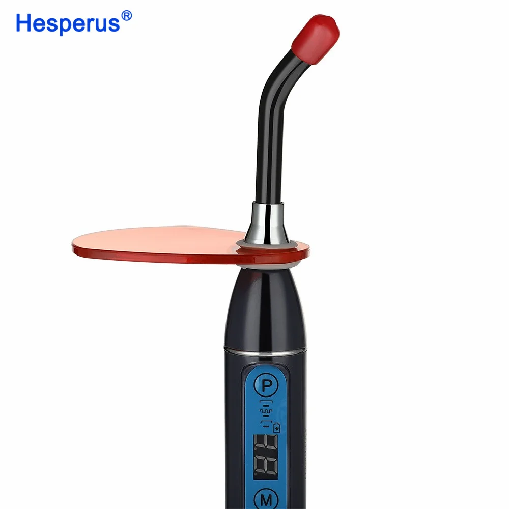 1Set LED Curing Light Lamp Machine 2000MW Resin Cure Dental Equipment 5s/3mm Curing 2200mAh Battery 10W Wireless Cordless