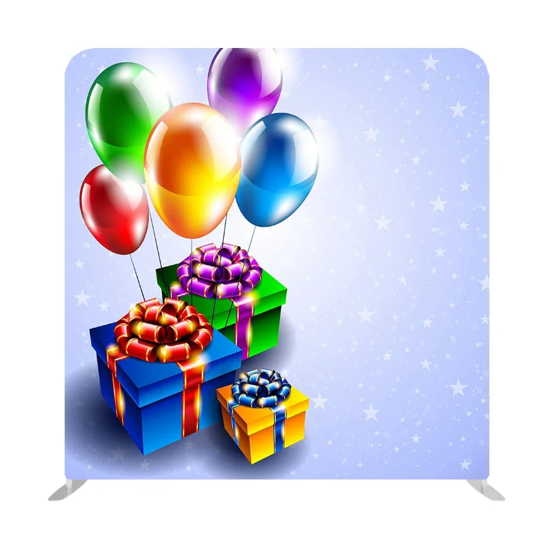 6.5 x 6.5 ft EZ Tube Large Format Straight Backdrop Display Frame Tension Fabric Tube Display Wall Banner Stand