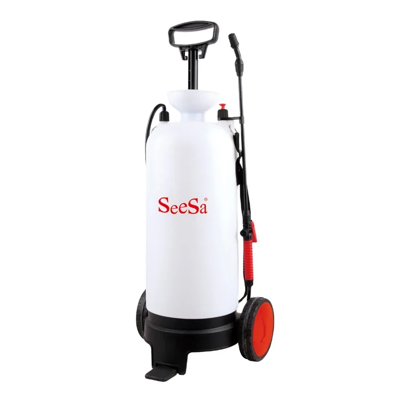 SeeSa OEM/ODM 8L/10L/12L agriculture handcart insecticide sprayer trolley type