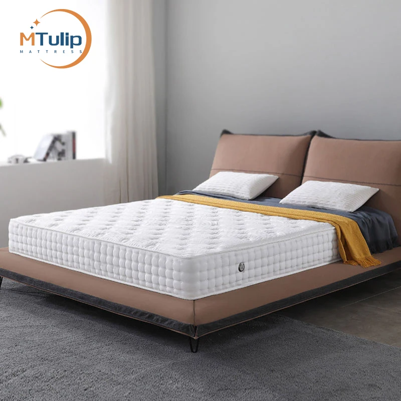 Luxury Bed cheap Senior Mattress Quality Latex King Size Memory Foam Pocket Spring Mattress Home Furniture Soft Fabric Mattress