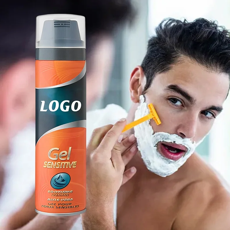 150ML luxury hotel custom private label barber blueness shaving gel