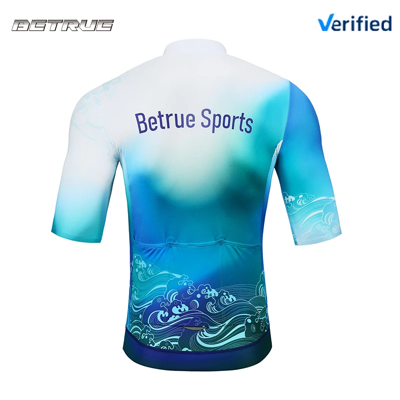 Custom Brand Logo Cycling Tops Lightweight Bicycle Apparel Manufacturer Factory Cycling Kits High Stretch Bike Shirts