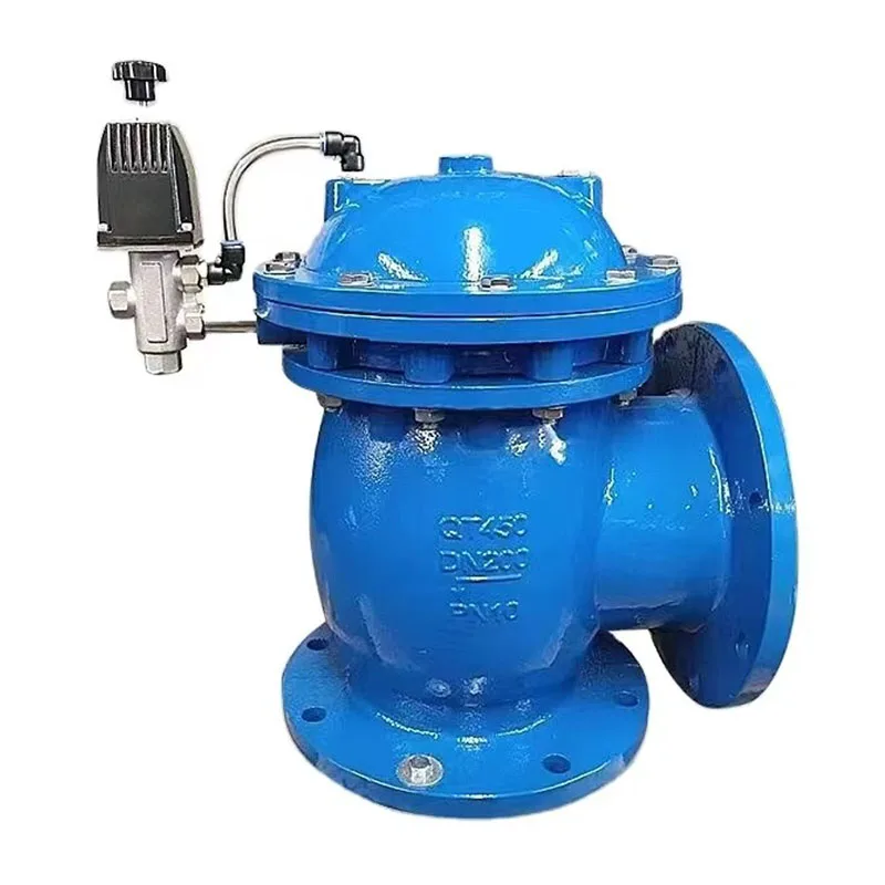 Large Diameter Diaphragm Flanged Quick Open Mud Valve Pneumatic Manual Cast Iron Mud Valve National Standard Dimensions